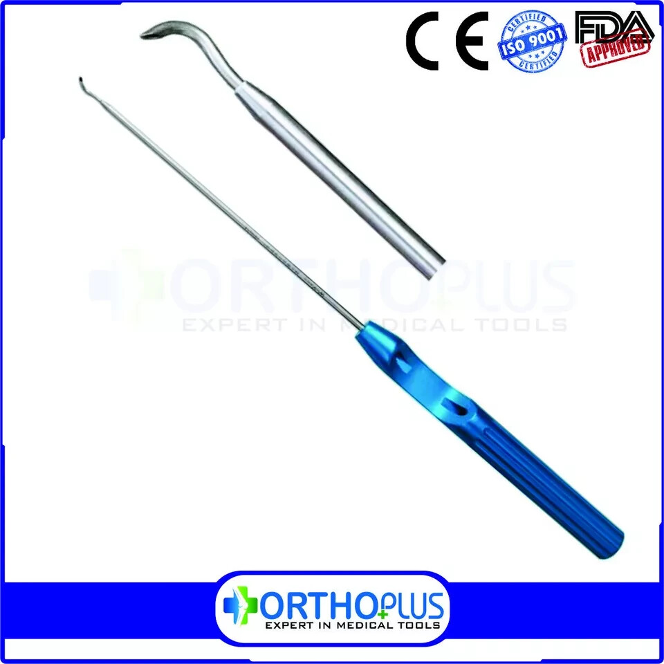Shoulder arthroscopy instruments Suture Lasso 90 degree straight suture passer