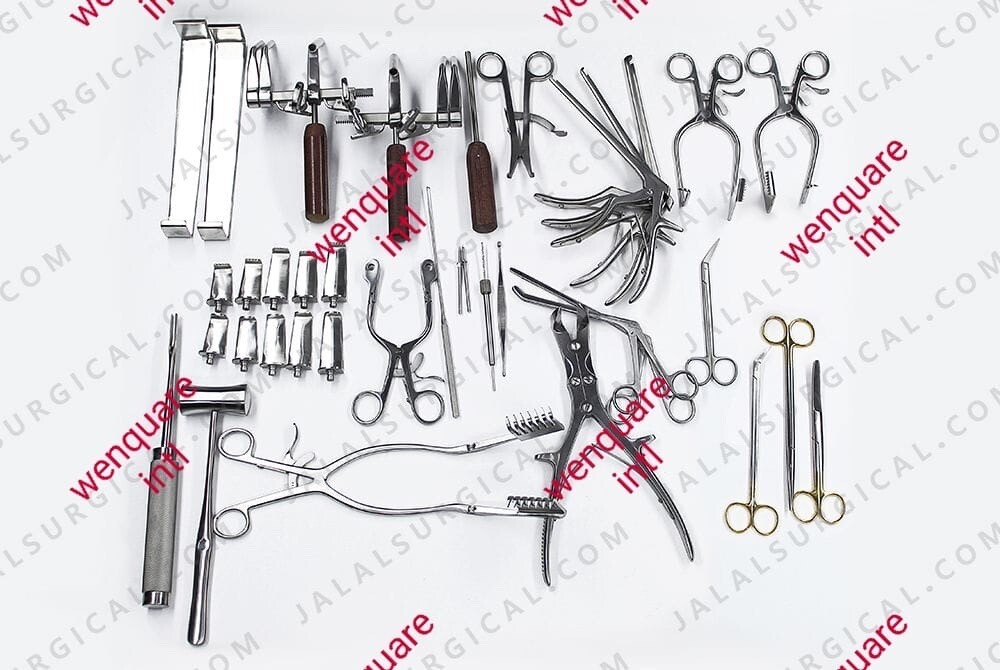 Basic Spinal Surgery Set of 30 Pcs with Sterilizing Box