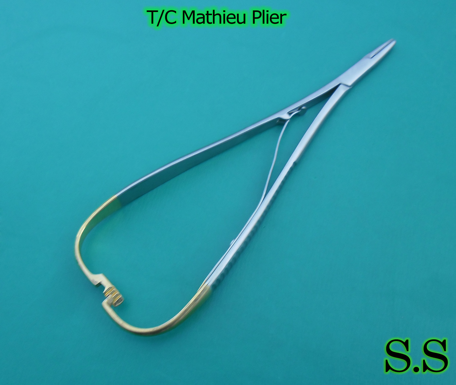 3 T/C Mathieu Needle Holder 9.5″ Surgical Dental Instruments