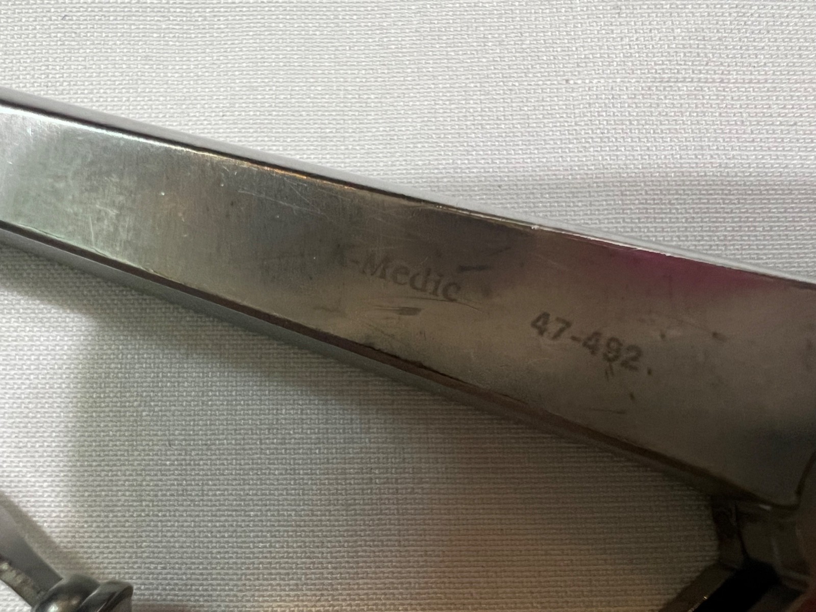 K. Medic KM47-492 Leksell Ronguer Slight Curve 3mm X 16mm Bite 9.25″ Length