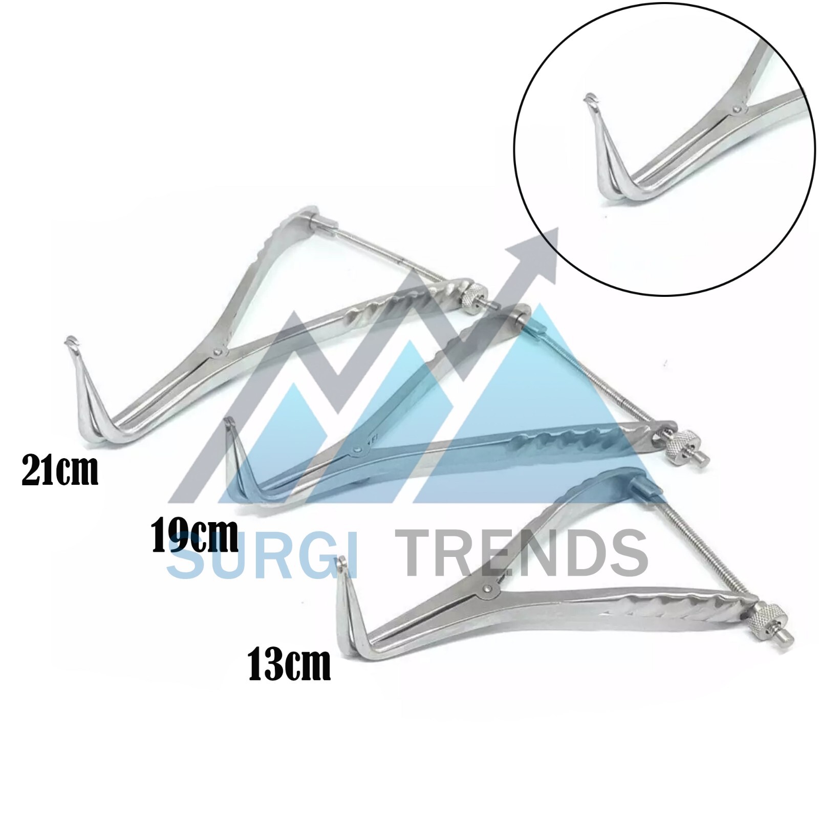 Stifle Distractor with Spinlock 13cm,19cm,21cm Orthopedic Instruments 3 Pcs Set