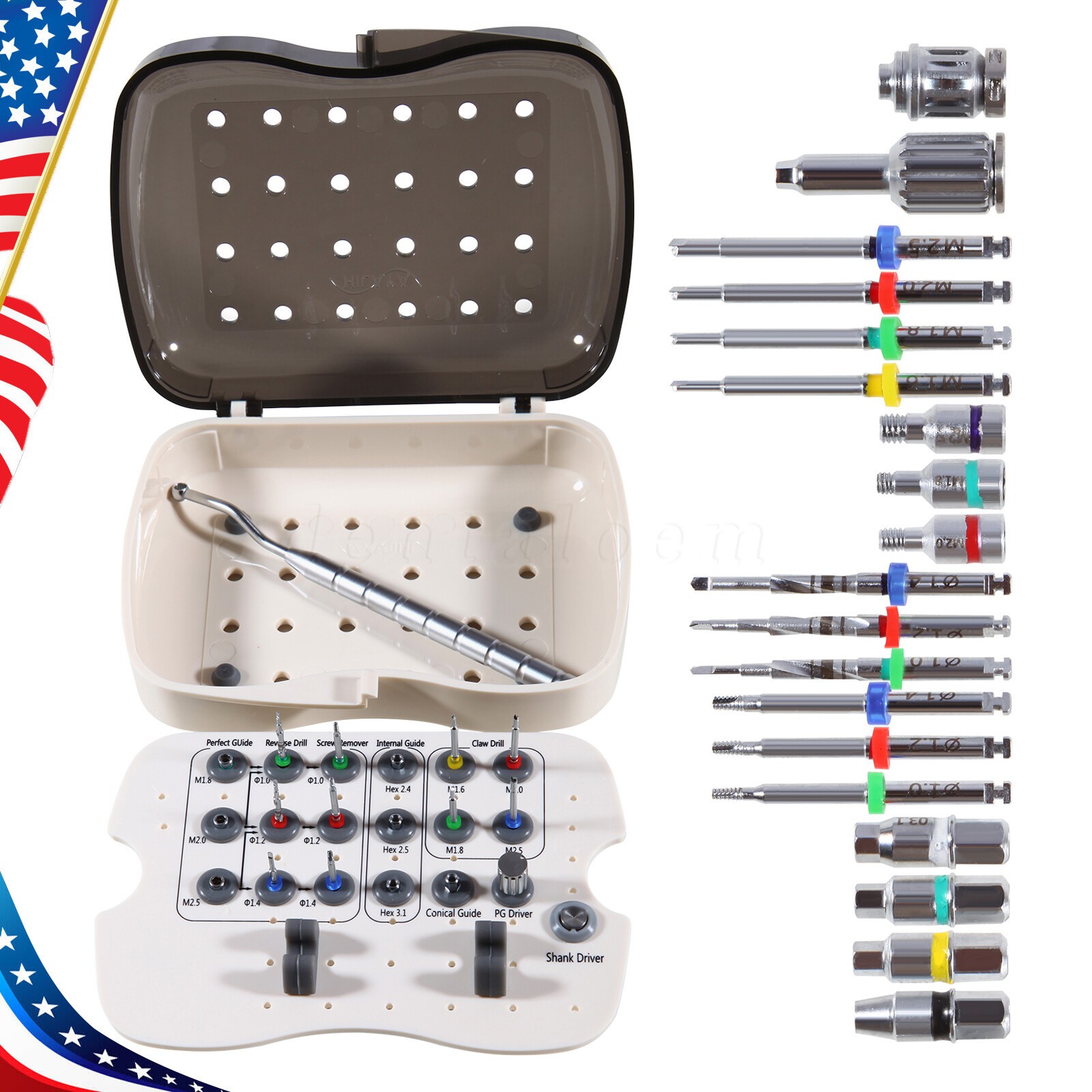 Universal Implant Fractured Broken Screw Removal Kit Surgical Remover NeoBiotech
