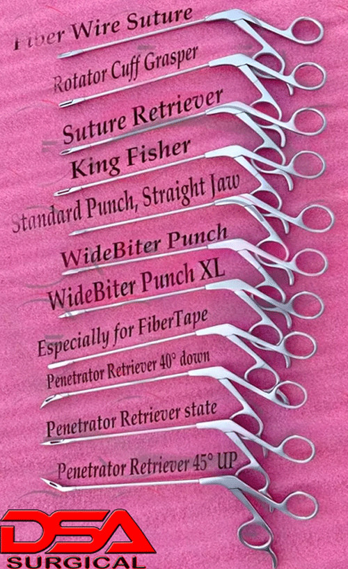 Arthroscopy Shoulder Surgery Instruments Set of 11 Pcs German Quality