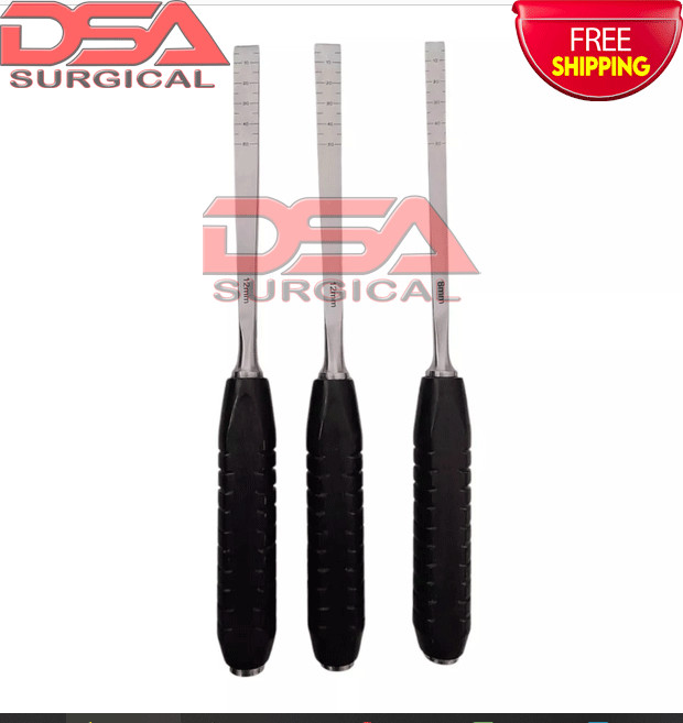 Set Of 3 Pcs Plastic Surgery Orthopedic Osteotomy Straight