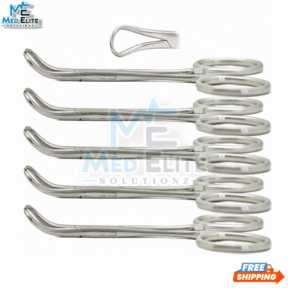Veterinary Backhaus Towel Clamp forceps 15 cm Premium Instruments 5 Pcs