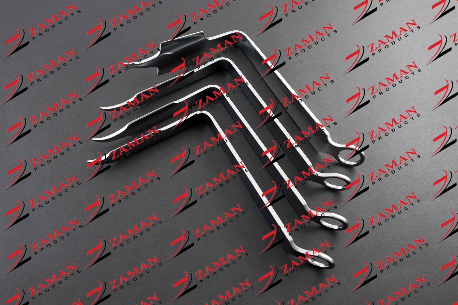 Bent Hohmann Knee Retractors Hip Arthroplasty Set Of 4 PCs Orthopedic By ZP