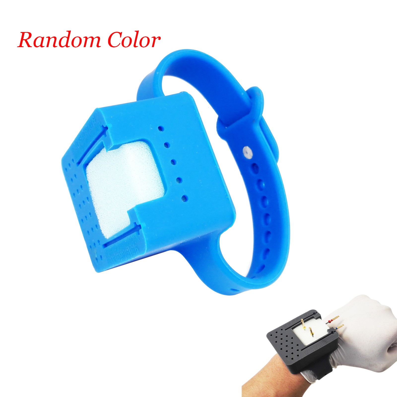 Dental Wrist Endo Files Block Holder Ruler Measuring Stand & Replaceable Sponge