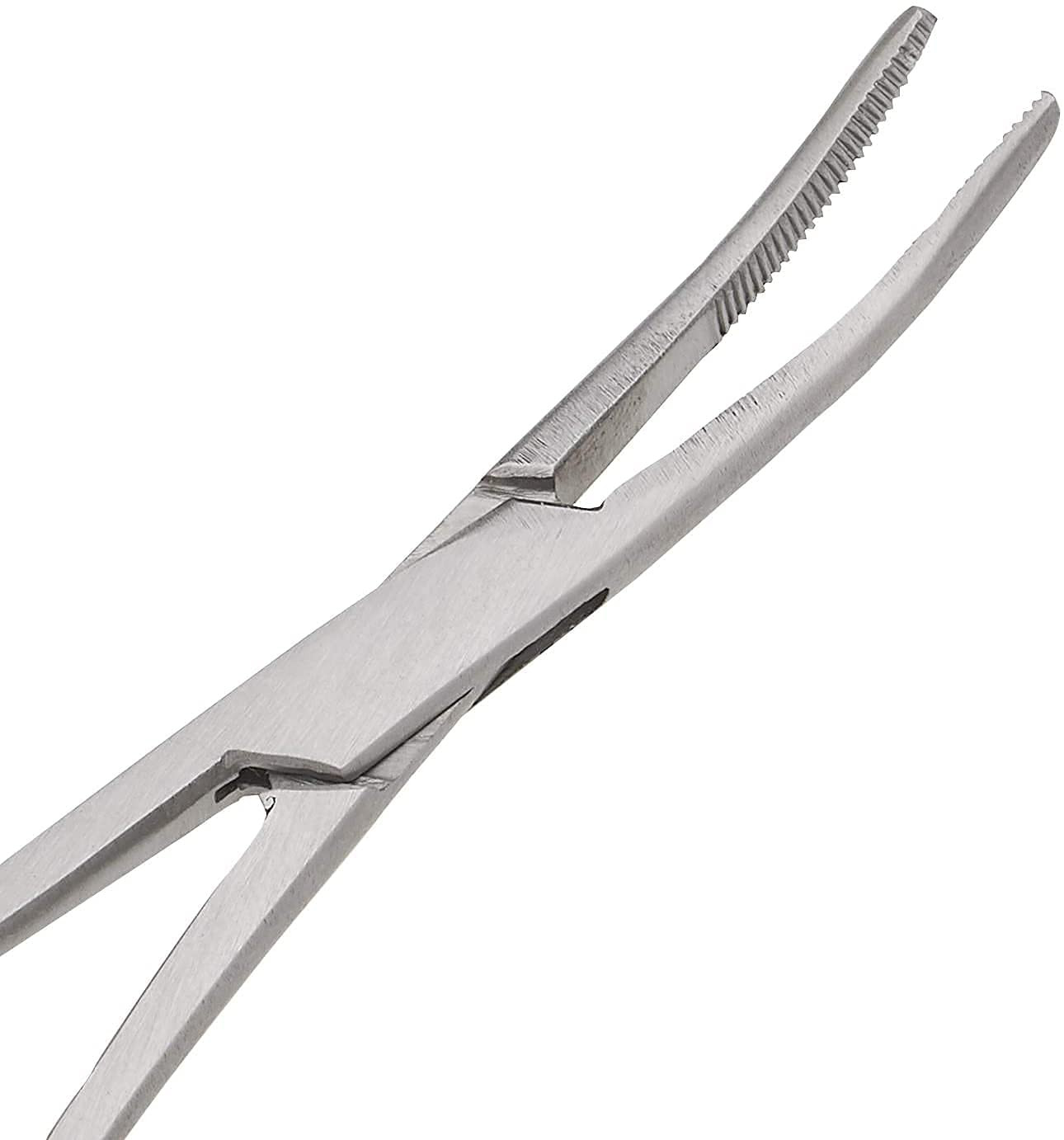 2-Piece Curved & Straight 7″ Hemostat Set – Stainless Steel Loc