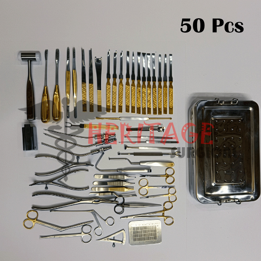 Rhinoplasty instruments German Nose & Plastic Surgery instruments 50 pcs set