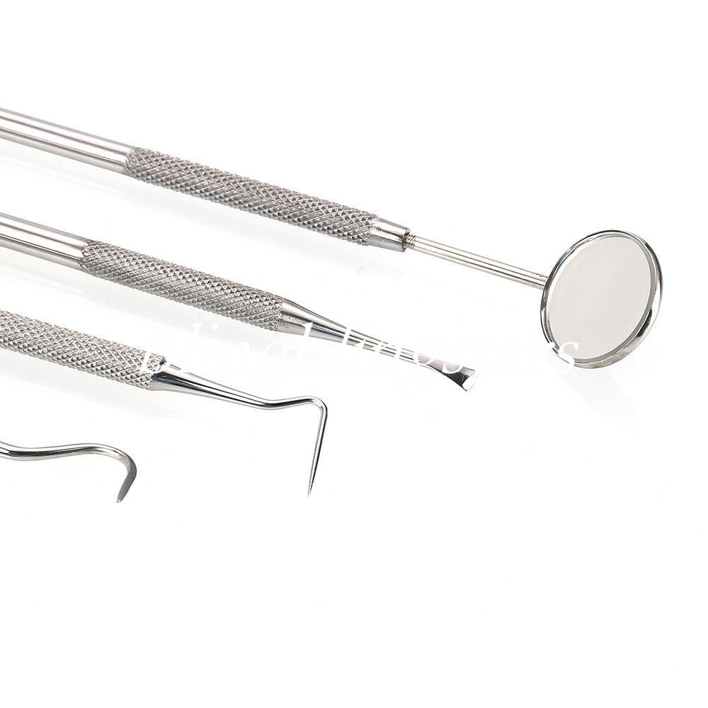 4 Pcs Teeth Cleaning Dental Hygiene Kit Tools Set Surgical Pick Remover Tarter I