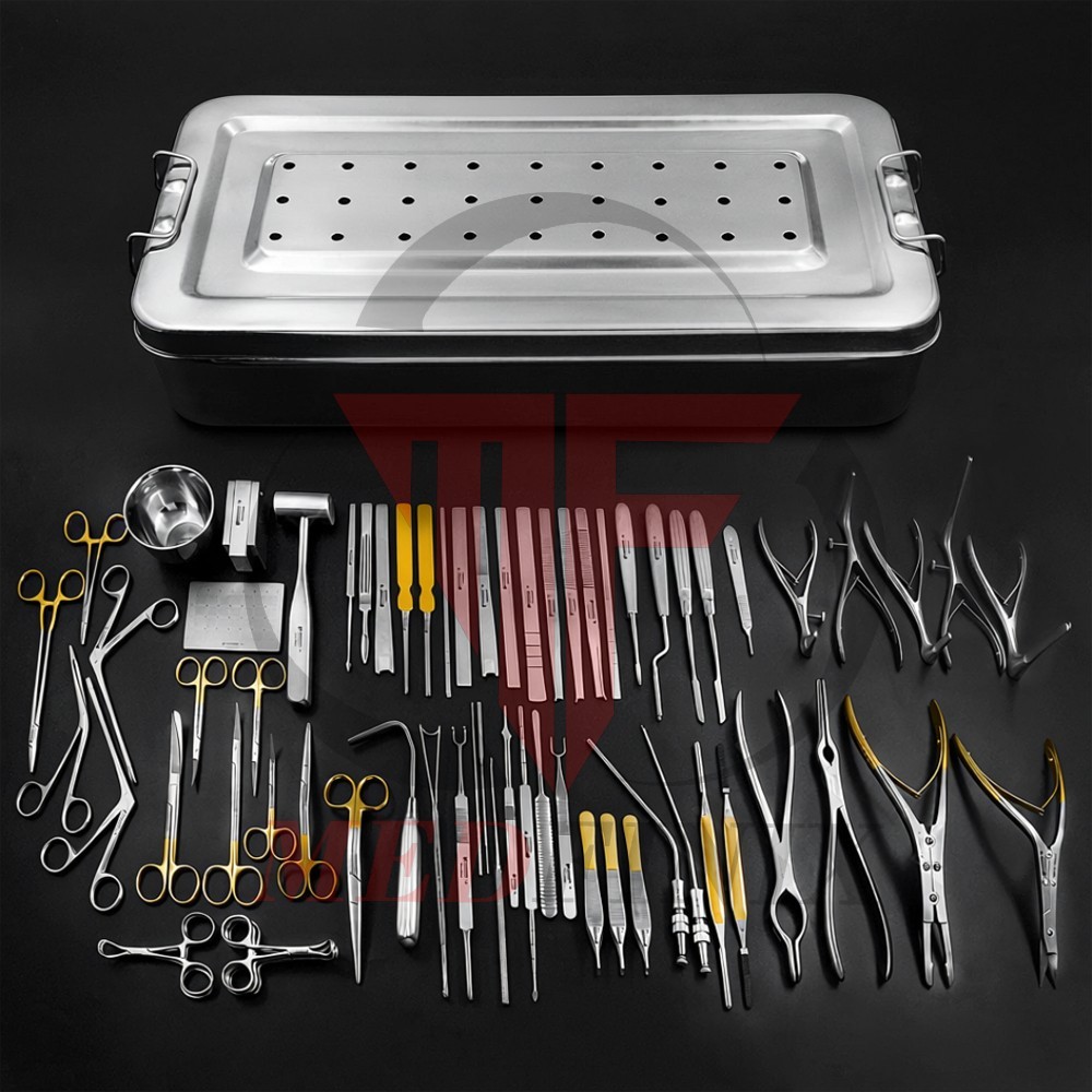 Complete Rhinoplasty Instruments Set of 69 Pcs ( Nose Job Surgery Kit )