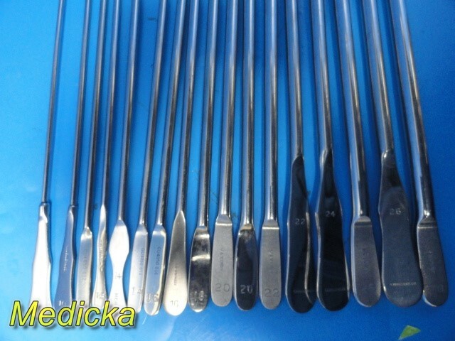 V.Mueller & Bard Assorted Urethral Sounds, Lefort 8 Fr to 28 Fr, 8″ to 11″~26075