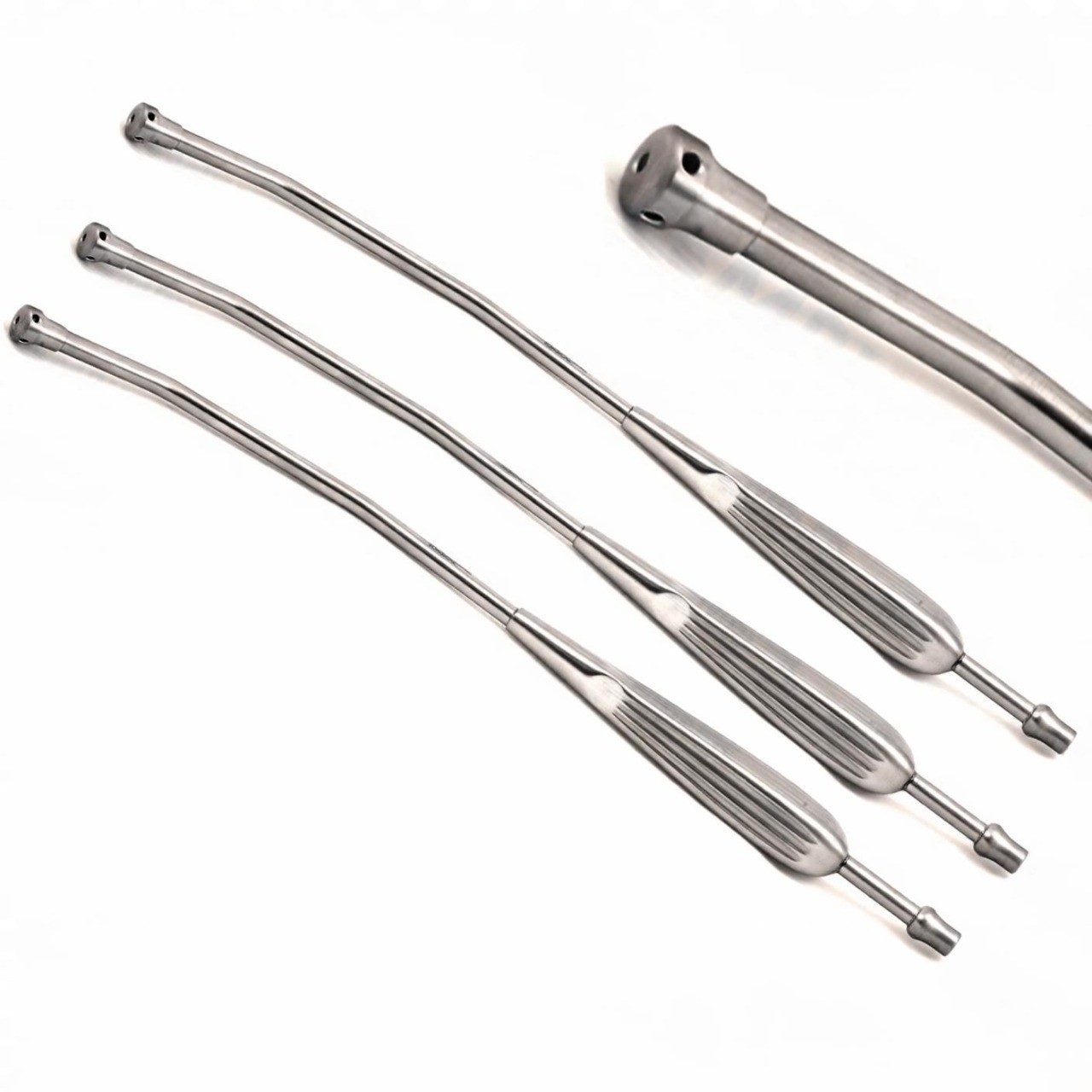 3x Long Suction Tubes 45cm | Thoracic VAT Surgery Set | Reusable Aspirator