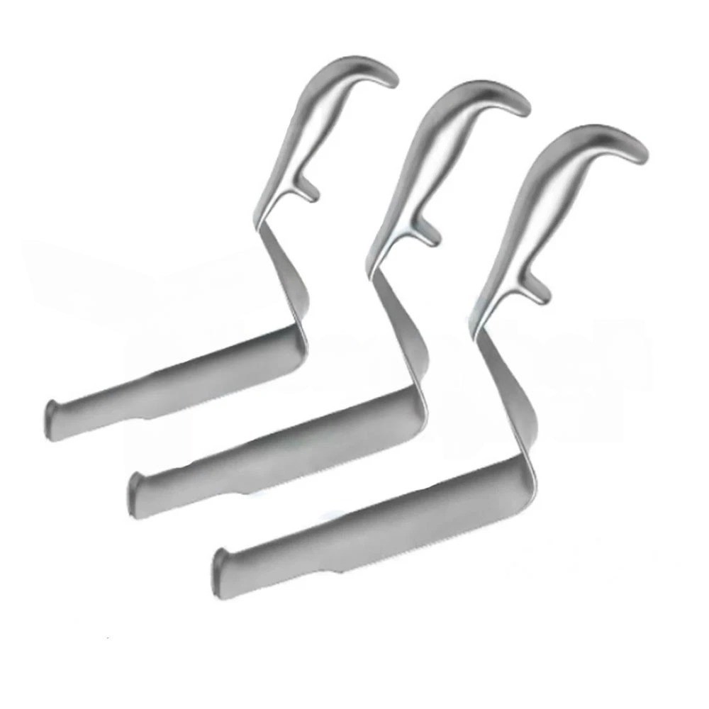 ST Mark Pelvis Retractor Deep Surgery Set Of 3Pcs Orthopedic Surgical Instrument