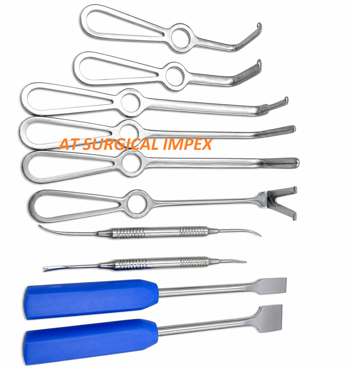 Minimally Invasive Orthognathic Surgery Instrument Set 10 Pcs Steel