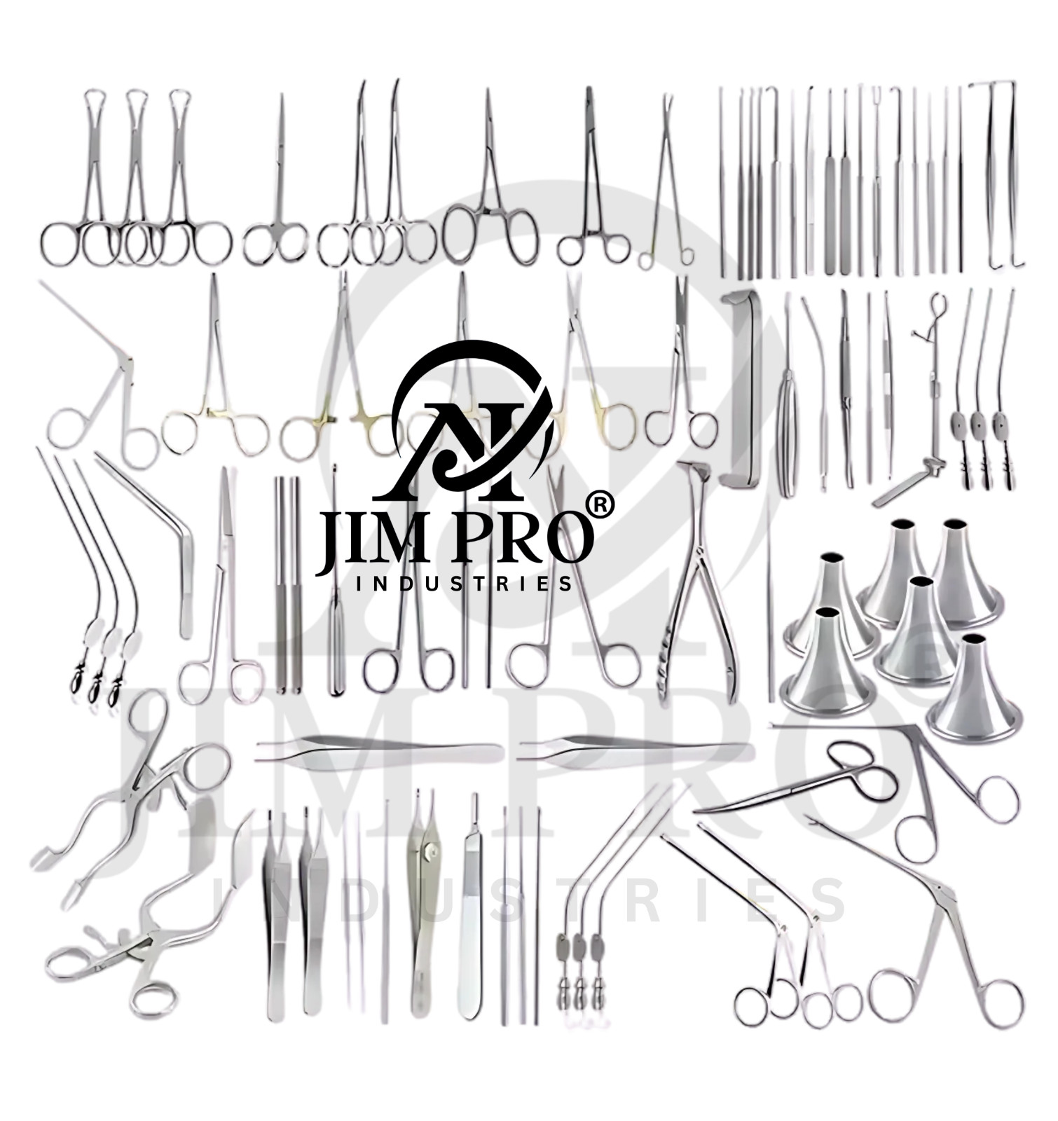 JIM PRO 103 Pcs Tympanoplasty Instruments Set Micro Ear Surgery ENT Instruments
