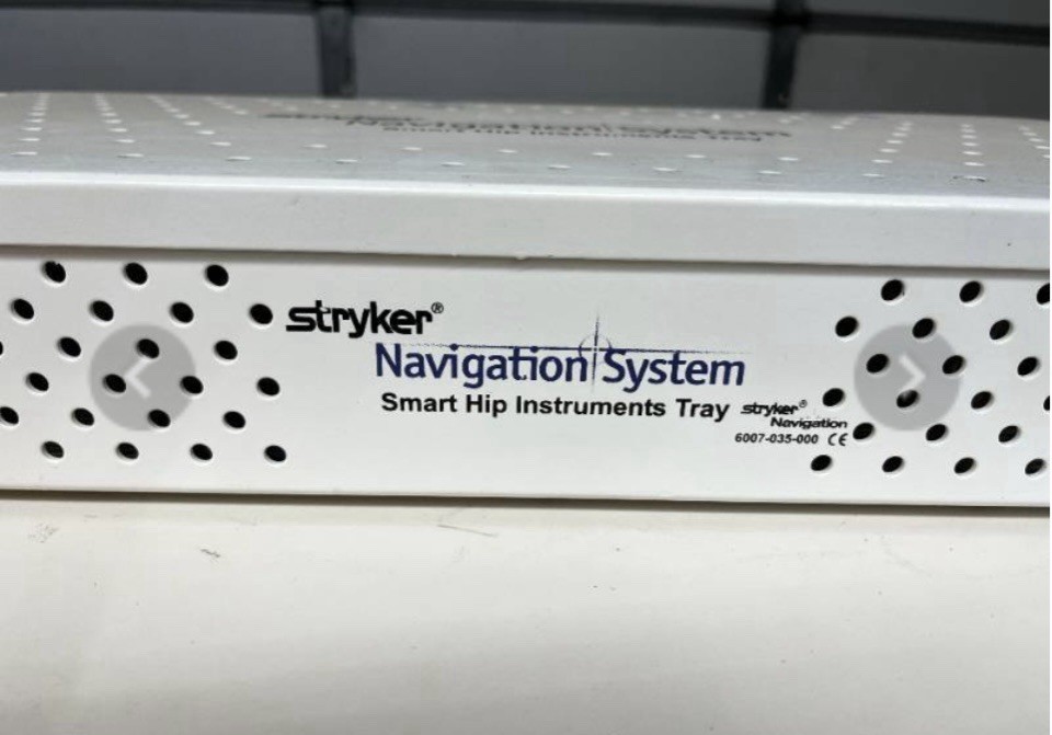 Stryker Smart Hip Instrument Tray and surgery tools