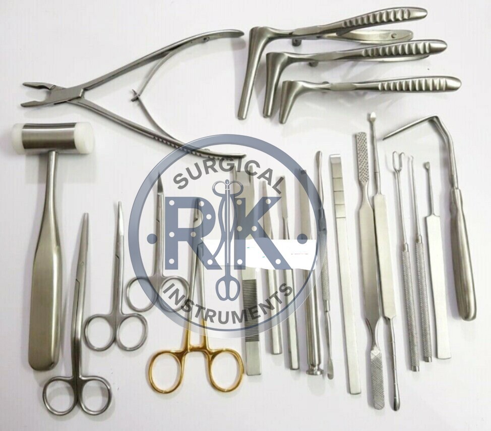 Nasal Instruments Set Rhinoplasty Set of 21 Pcs Plastic Surgery Instruments