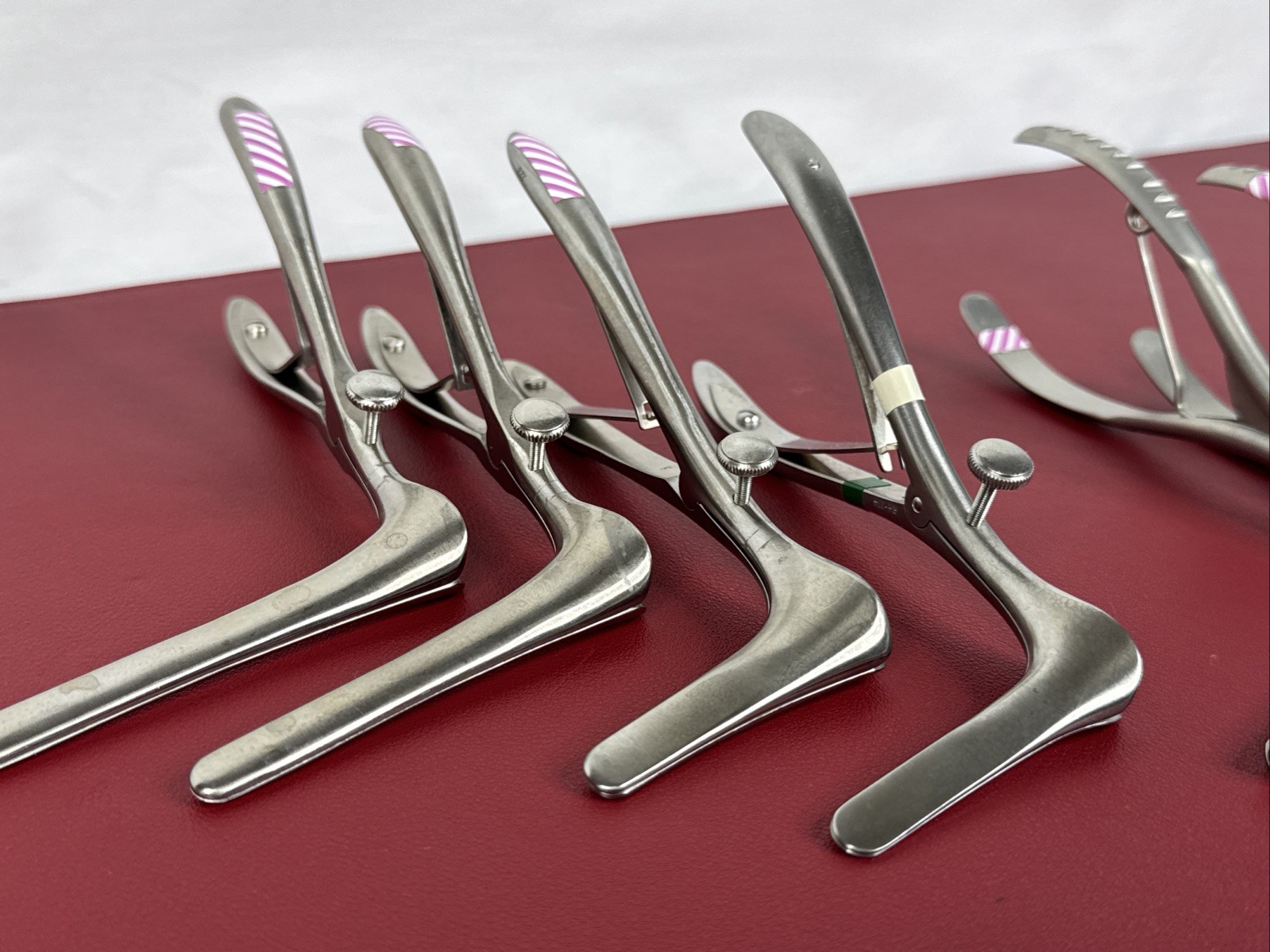 Vintage lot of 12 Stainless Steel Nasal Speculum ENT, XOMED Mueller ESI Storz