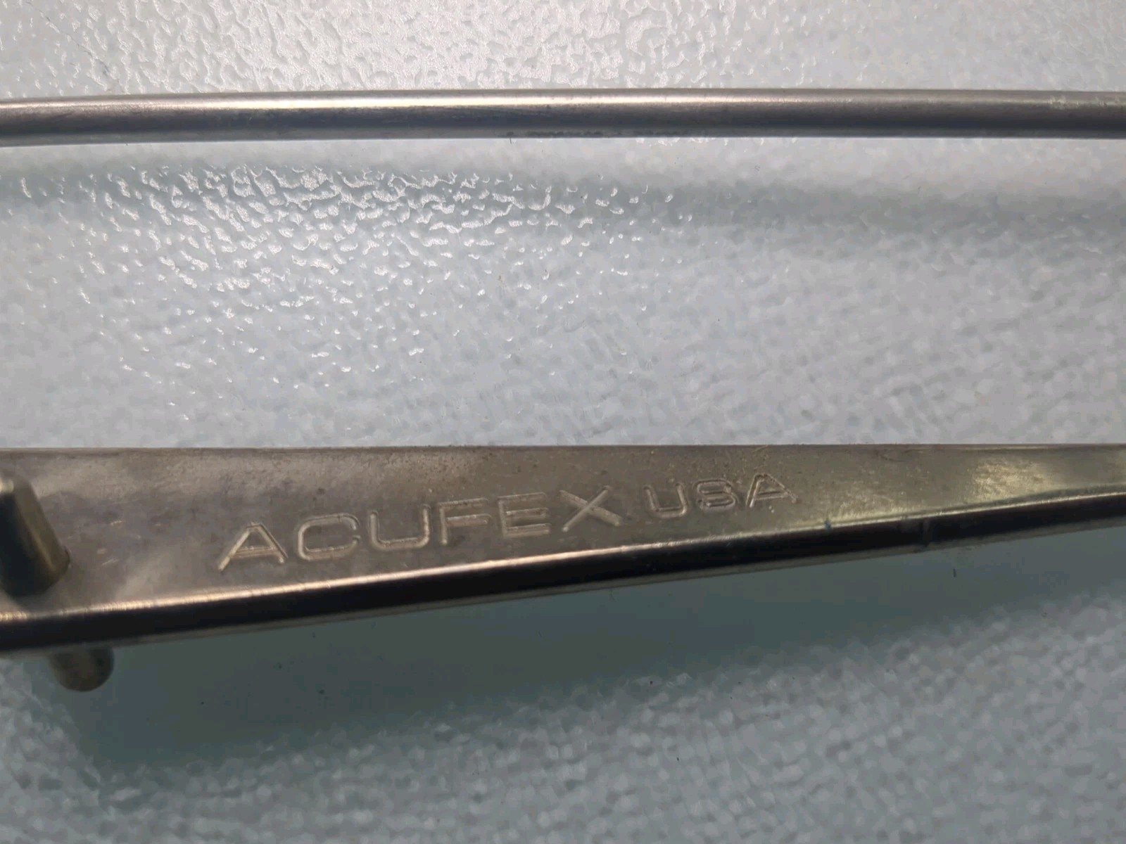 Lot Acufex 108JA21 Surgical Simile Knife, Depth Guage, & Medical Rod Approx 16cm