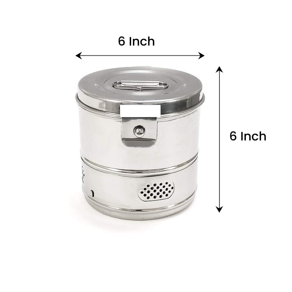 Advanced Design A+ Surgical Stainless Steel Dressing Drum 6″ X 6″ Sterilization