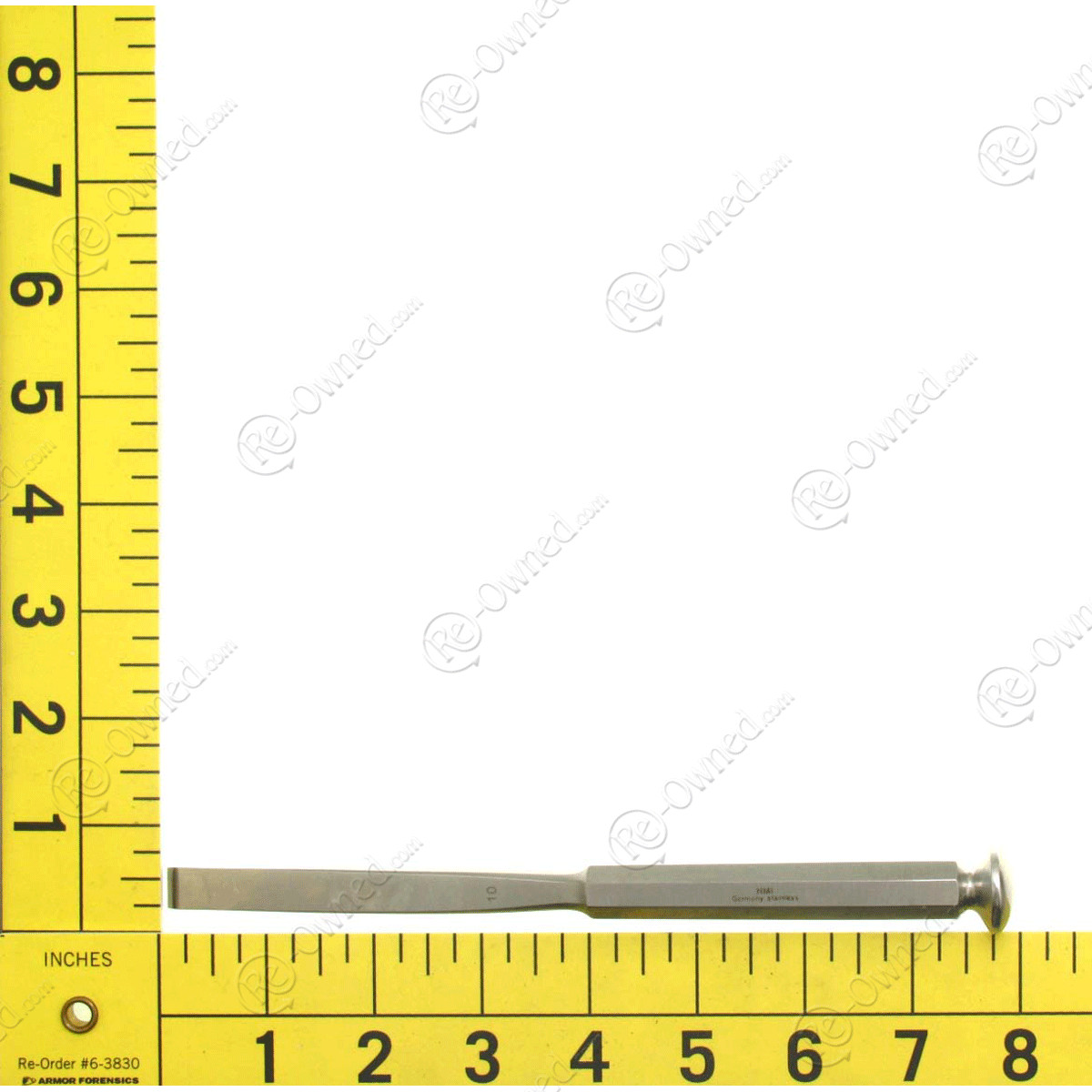 HMI Stille Osteotome 10mm Blade 8in Length X:OS-4230-001
