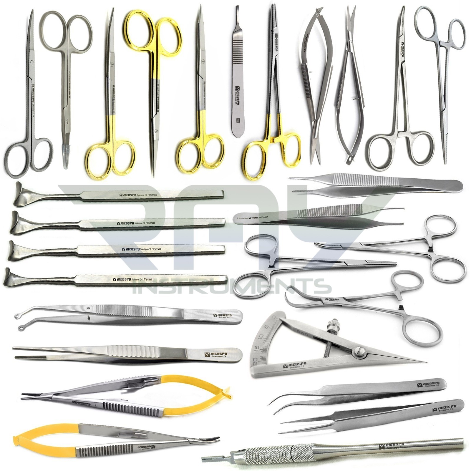 Blepharoplasty Eye Micro Surgery Kit Ophthalmic Eyelid Retractor Surgical Set