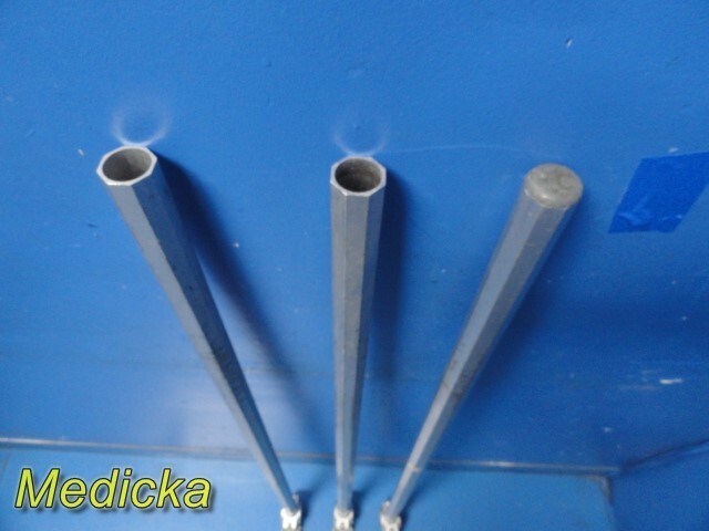 3X J&J DE POY Orthopedic Traction Frame Plain Bars W/ Swivel Clamp; 48″ ~ 33763