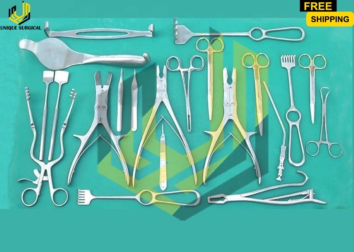 New Basic Major Orthopedic Set Surgical Instruments Stainless Steel