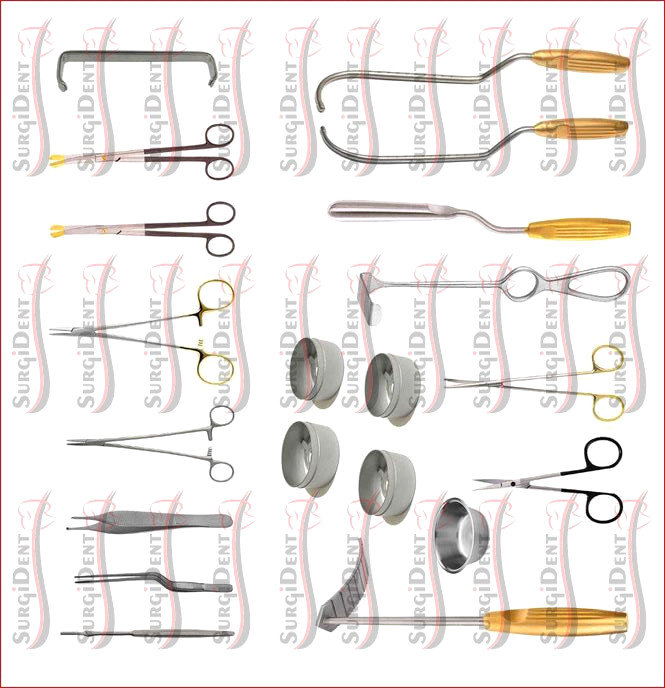 Micro Breast Biopsy Augmentation Cosmetic Abdominoplasty Surgical Instrument Set