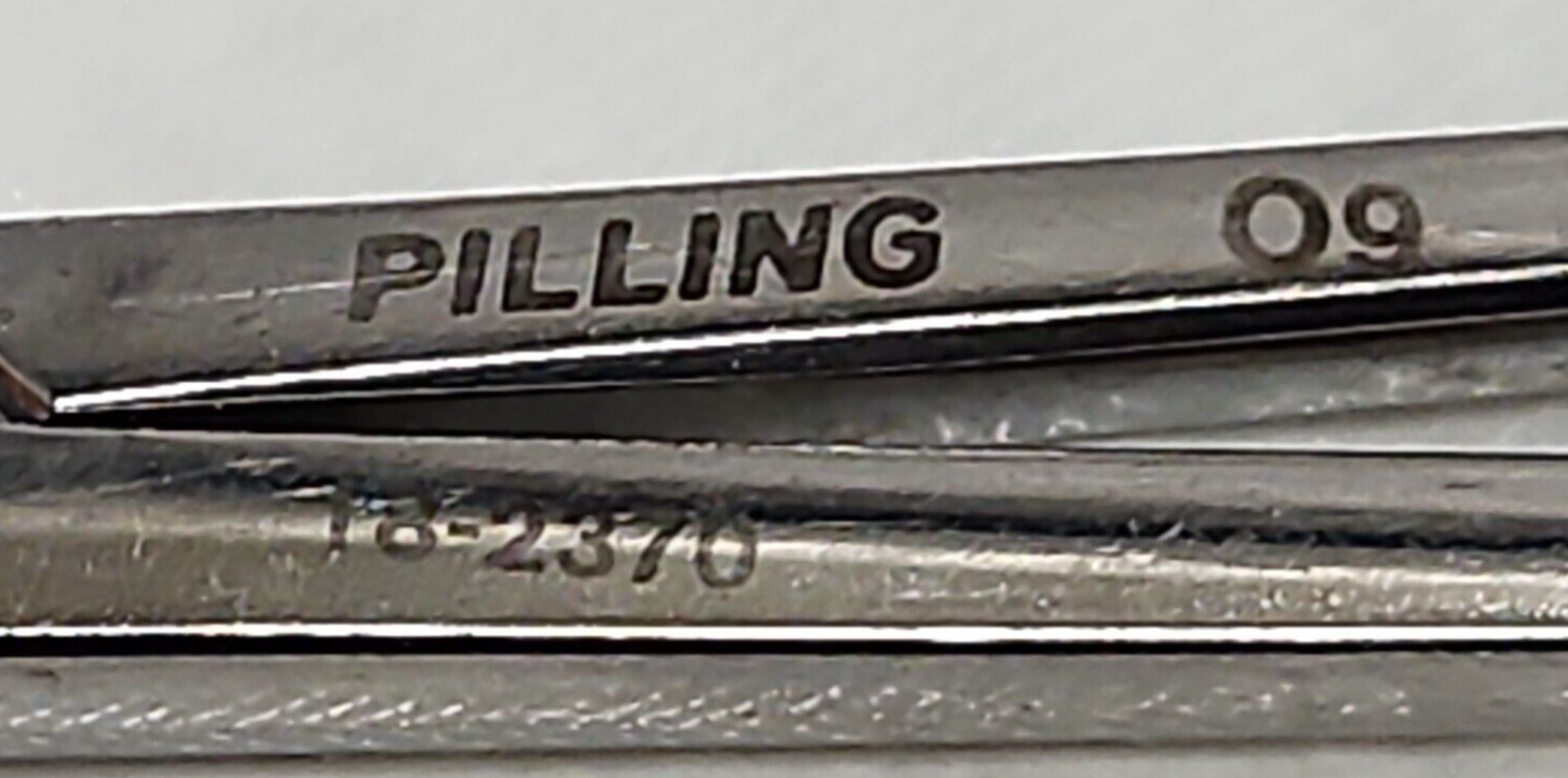 Lot of 8 Pilling / Weck Surgical Medical Forceps -Cpix4info