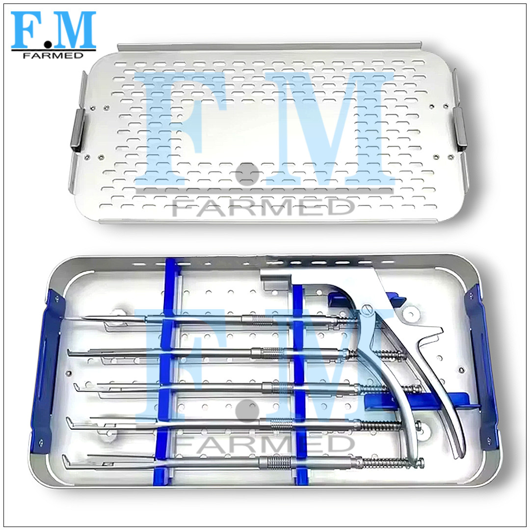 Interlaminar Kerrison Rotating Rongeur Set Spine Surgery Orthopedic Instruments