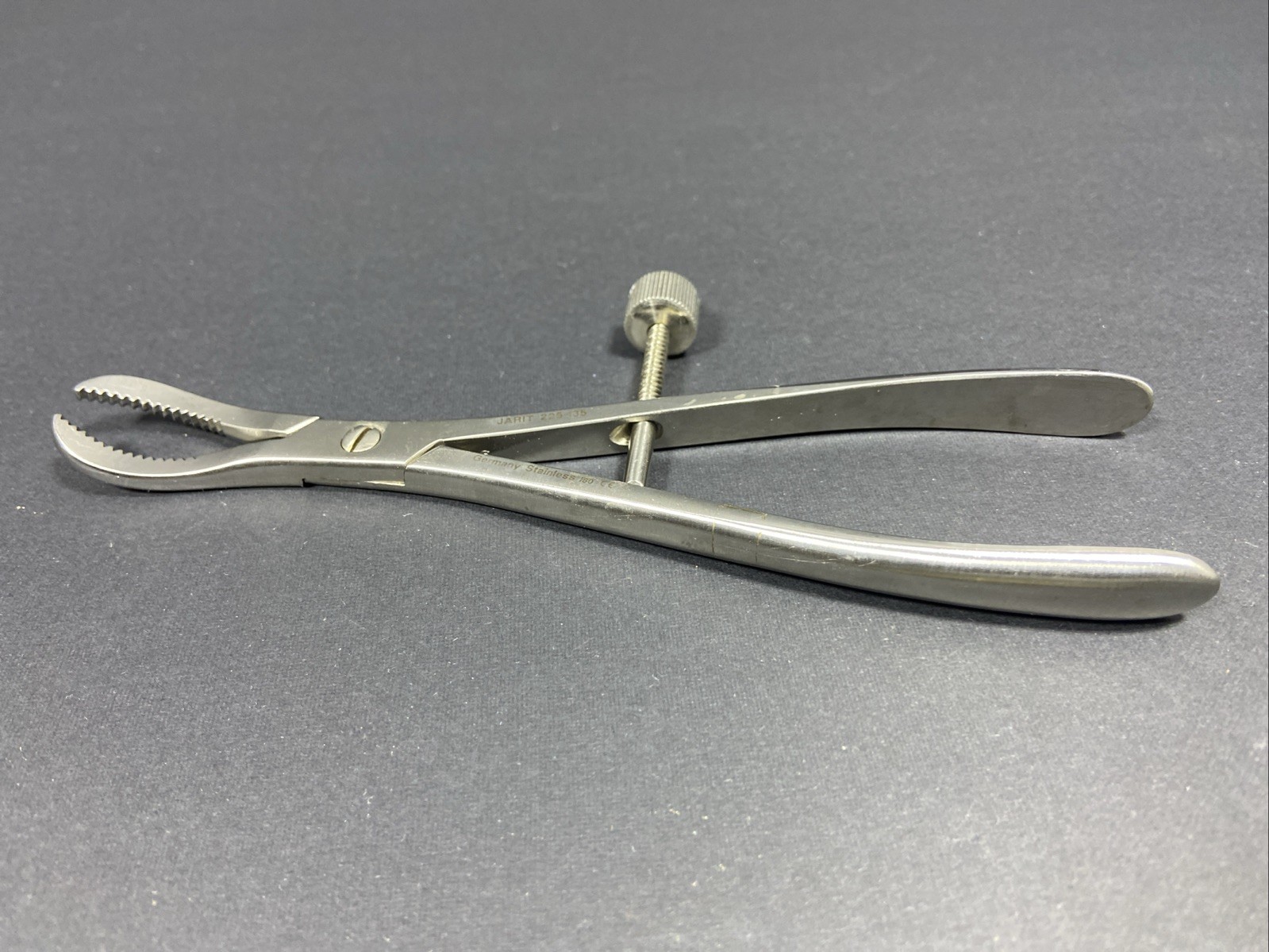 Jarit 225-135 Orthopedic Curved Reduction Forceps with Speed Lock 17cm Length