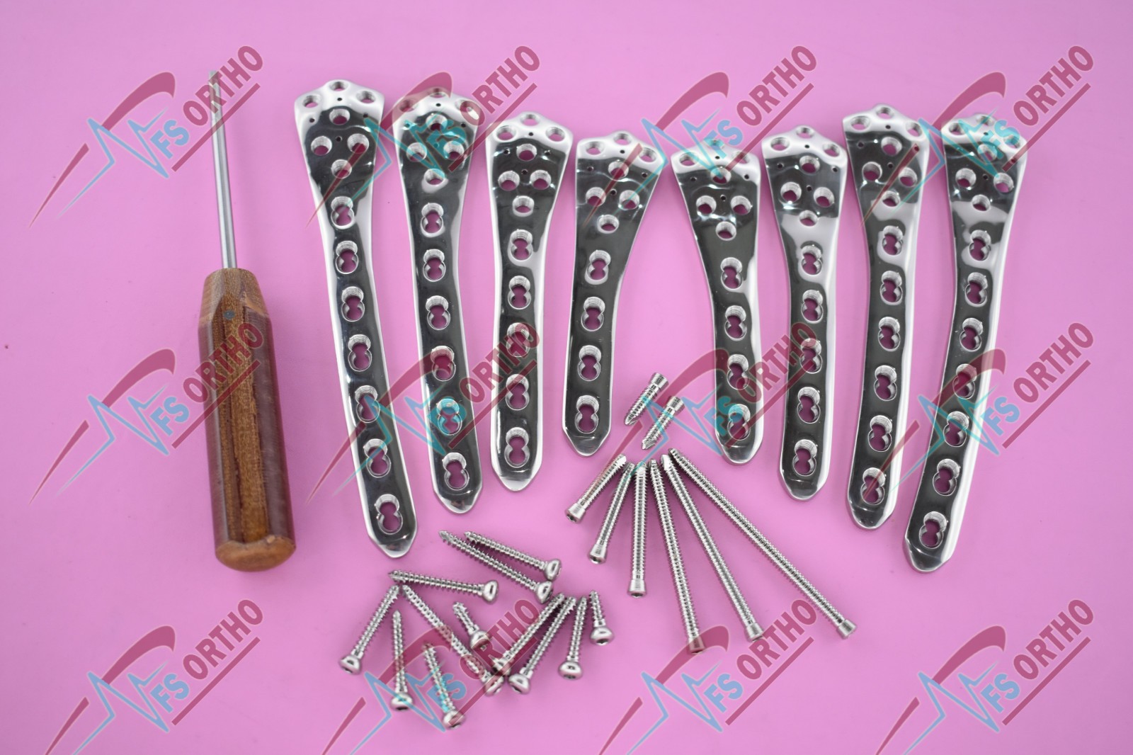 Distäl Femür Locking 6,8,,10 & 12 Holes L& R Plate with screw 100 pc SS 316L