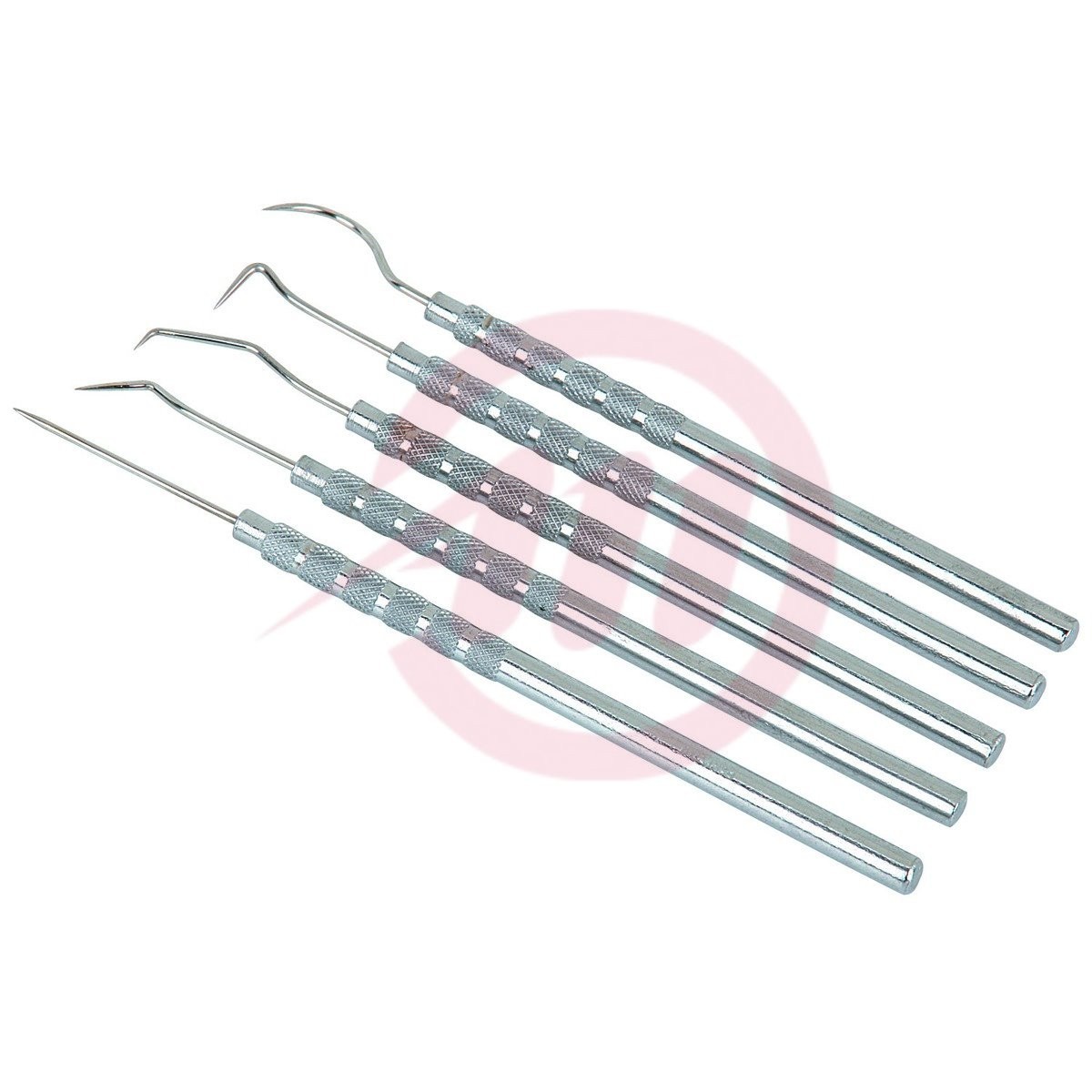 Dental Probe Set 5 Pcs German Stainless Steel Oral Examination Dental Instrument