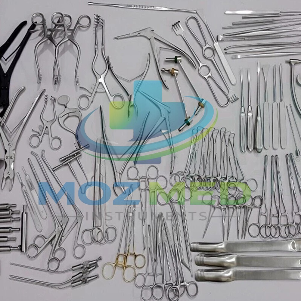 Craniotomy Set 133 PCs For Neuro Surgery Stainless Steel Instruments