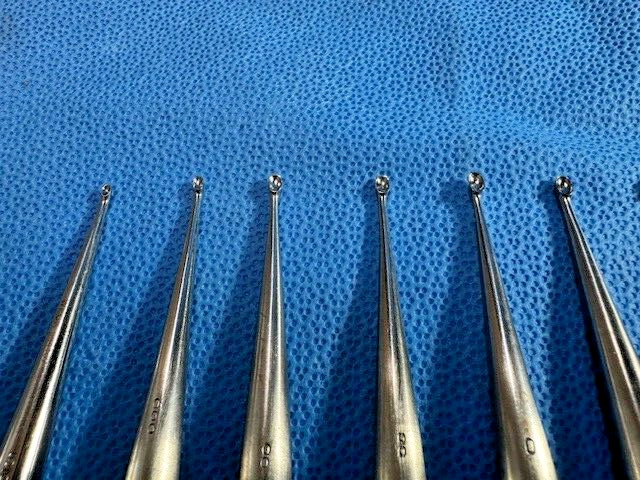 Bone Curettes (x13) Assorted