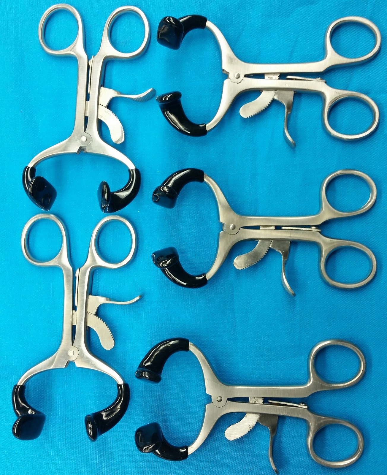 5 O.R GRADE Molt Mouth Gag Blue 4.5″ Dental Surgical Instruments