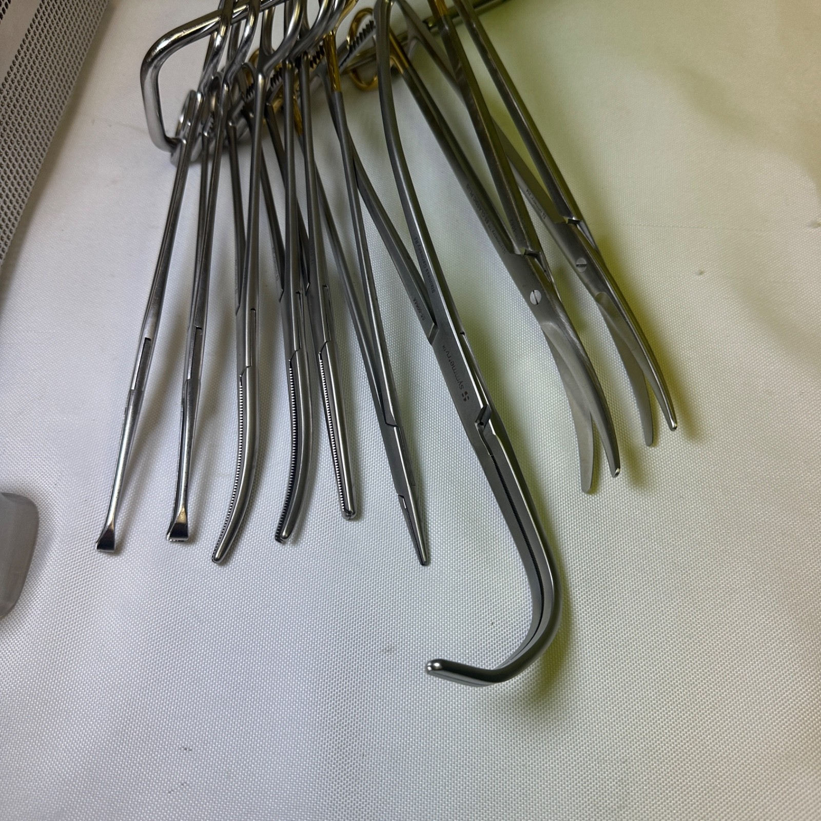 14 Piece Codman Jarit CVT Open Chest Instrument Set w/ Sterlization Case