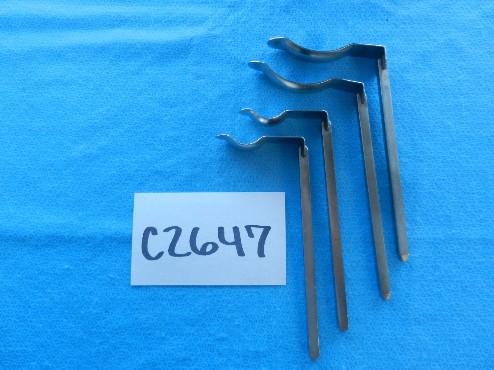 Codman Surgical Universal Ring Retractor Rectal Blades Lot Of 4