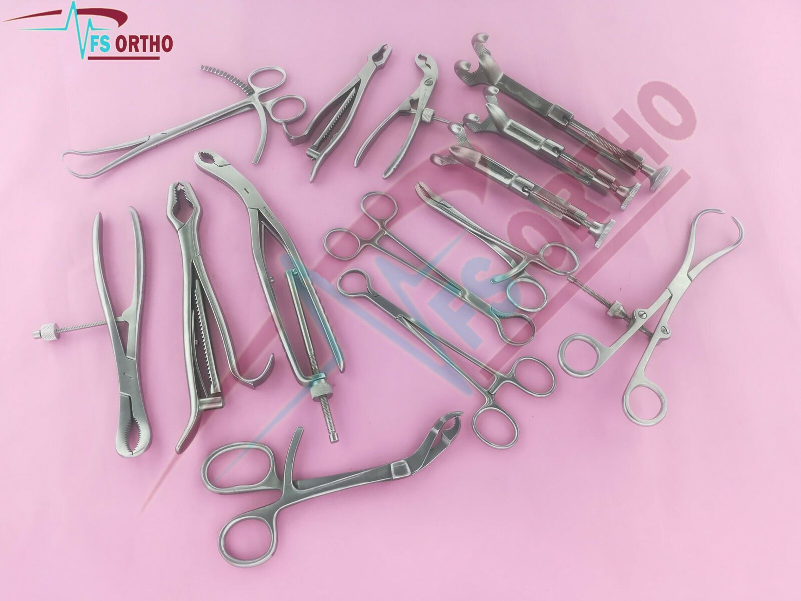 Small Bone Clamp Set Surgical Orthopedic Instruments Germany Stainless steel