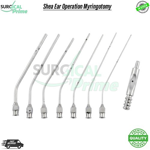 Shea Ear Operation Myringotomy Instruments Set 28 Myringoplasty Surgical ENT