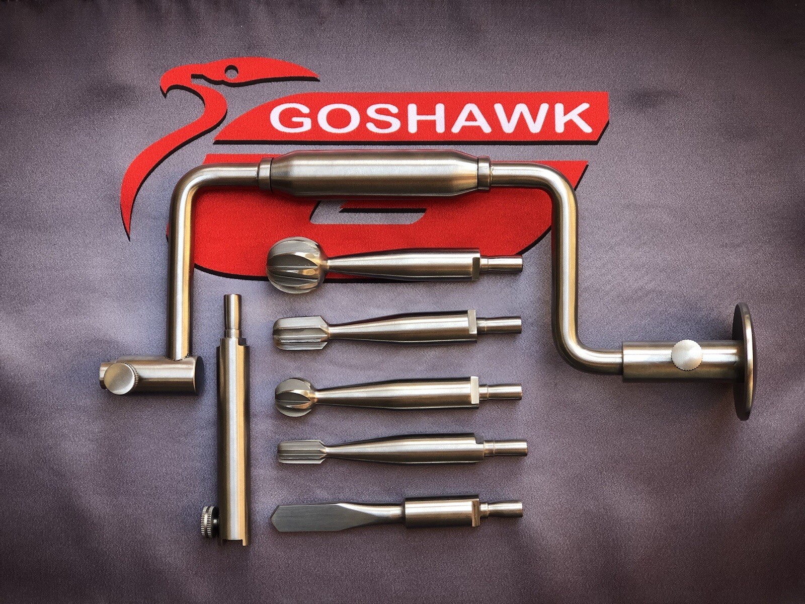 Hudson Hand Drill Brace Surgical Orthopedic 7 Pcs Instruments Set