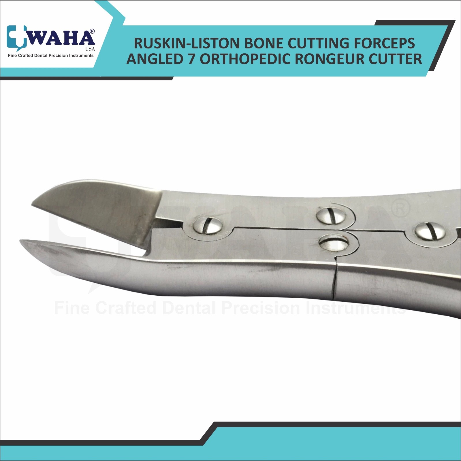 BONE CUTTING FORCEPS RUSKIN-LISTON 7.25″ (18.5CM) Angled/Curved Orthopedic