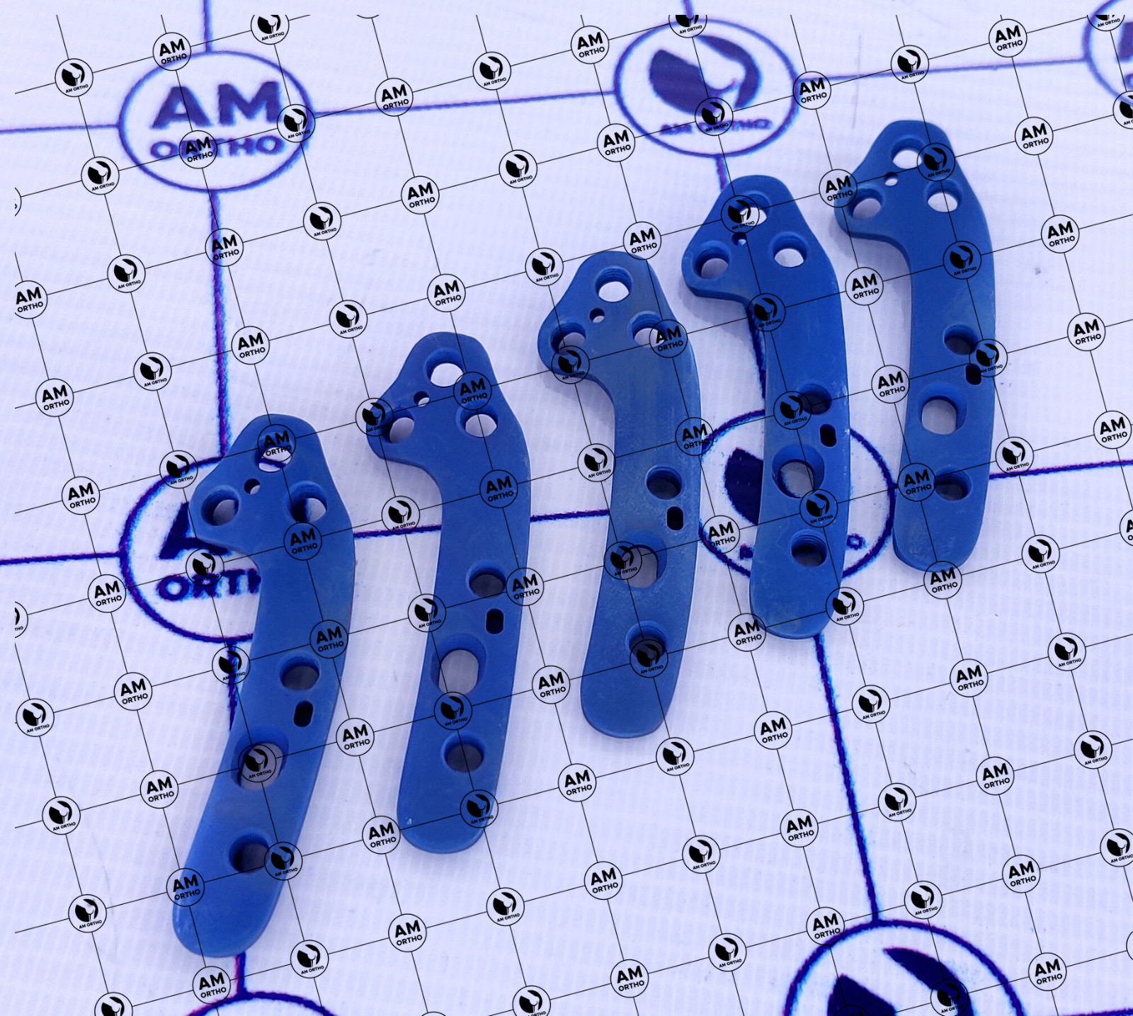 2.7mm Veterinary TPLO Locking Plates L/R 50mm Length 10 Pcs Set Ti