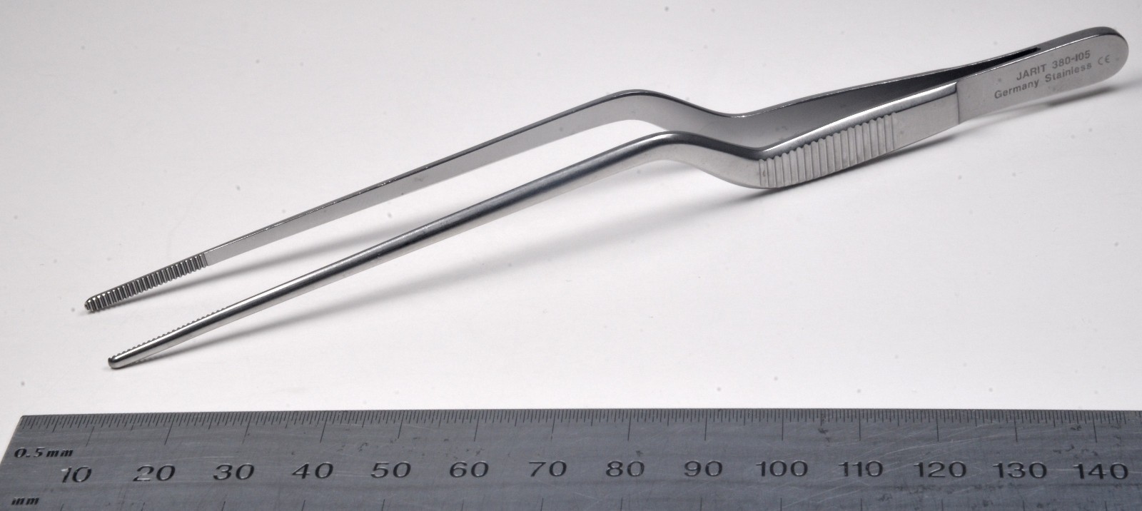 Integra Jarit #380-105 Jansen Ear Dressing Forceps 6¼” Bayonet Surgical Stainles