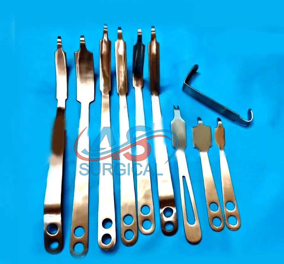 Hip Retractor Heavy Orthopedic Surgery Instruments 10 Pieces Set