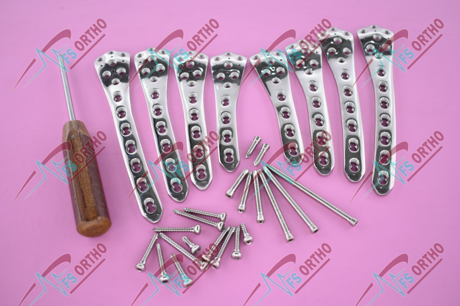 Distäl Femür Locking 6,8,,10 & 12 Holes L& R Plate with screw 100 pc SS 316L