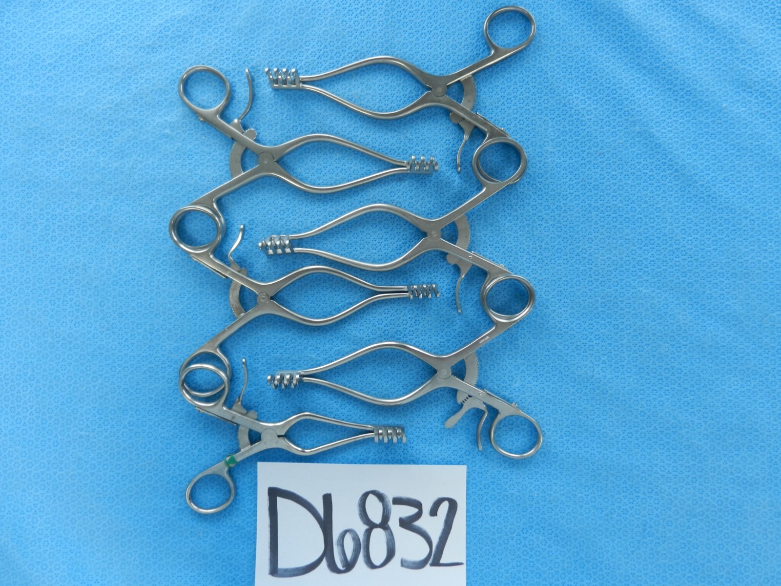 D6832 Codman Jarit Miltex Weitlander Retractors Lot of 6 3×4 Prongs