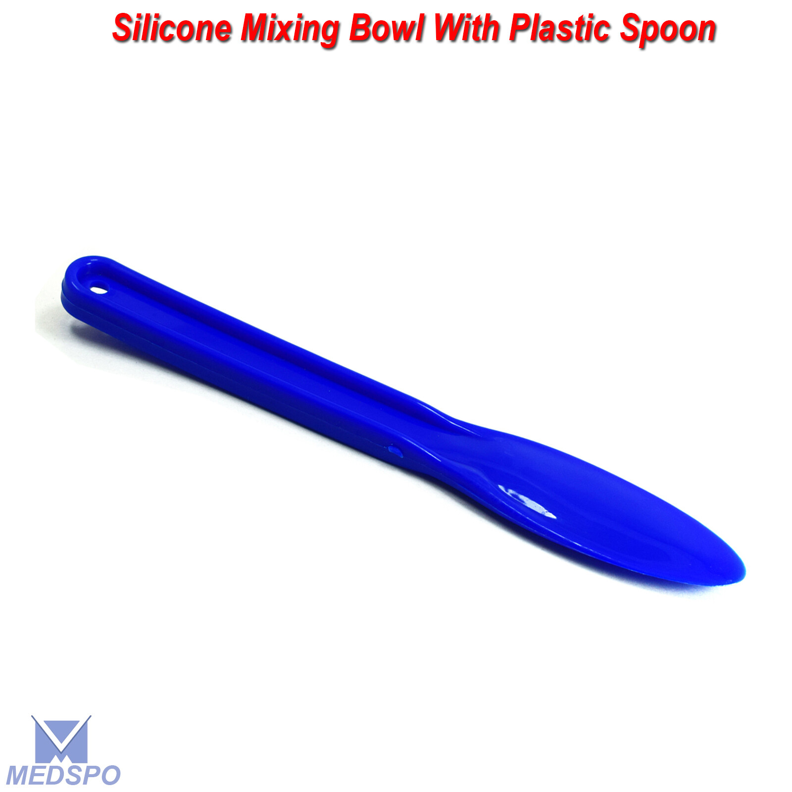 Dental Lab Mixing Bowl Blue Nonstick Flexible Silicone Rubber Hygienist Tools